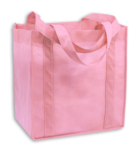 Pink Grocery Totes are great for October and beyond