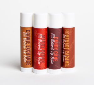Limited edition holiday lip balm with your logo.